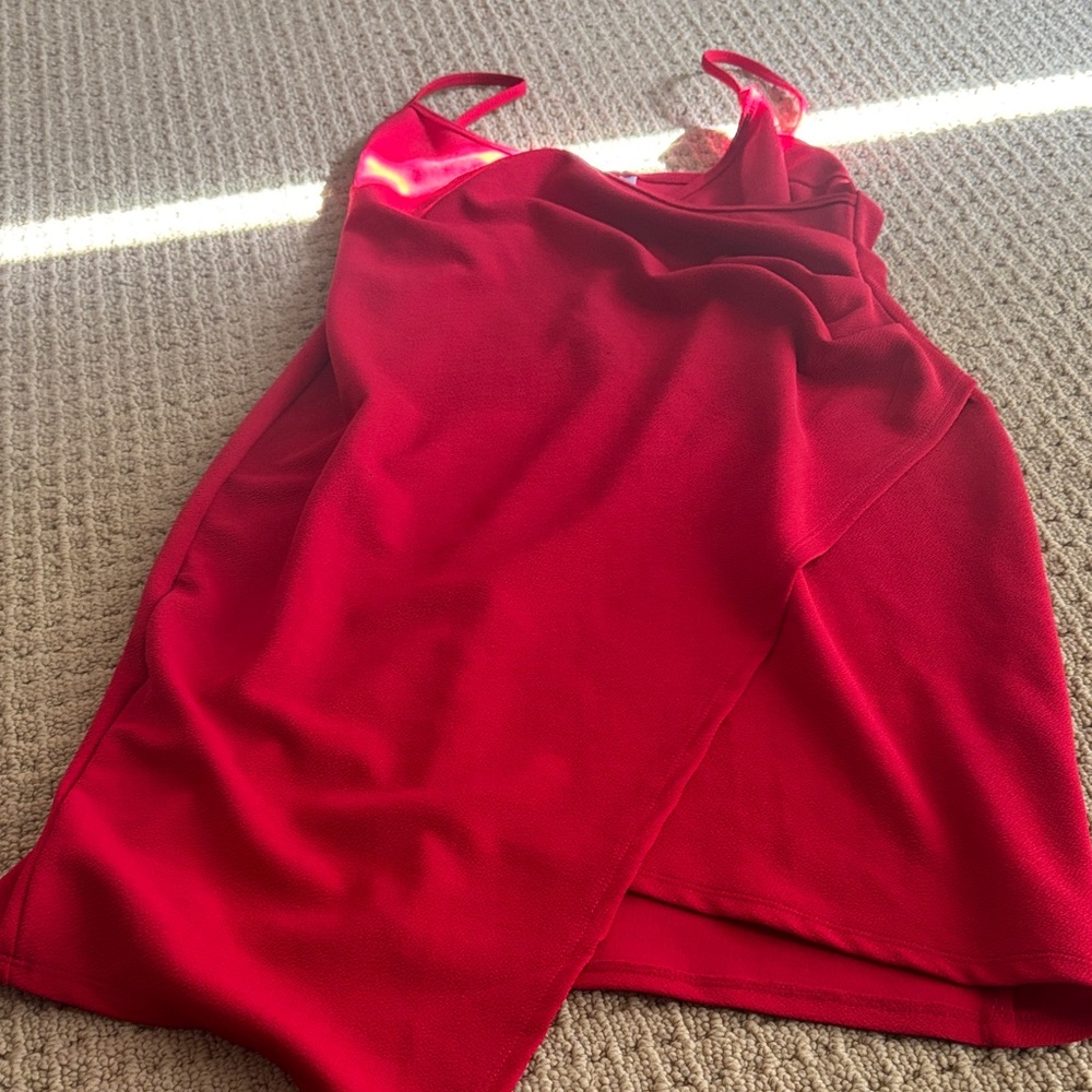 No Boundaries Red Dress